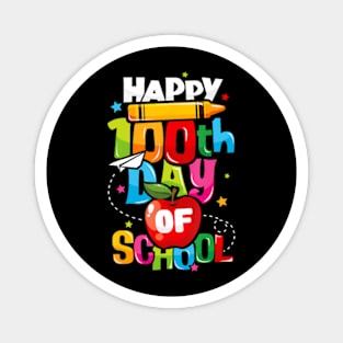 100th Day of School Teachers Kids Child Happy 100 Days Magnet